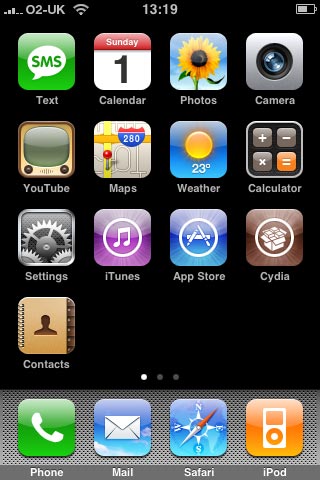 Tap on Cydia