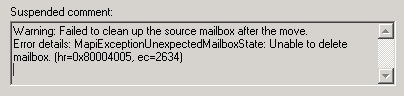 Exchangewarning
