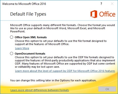 types of microsoft office